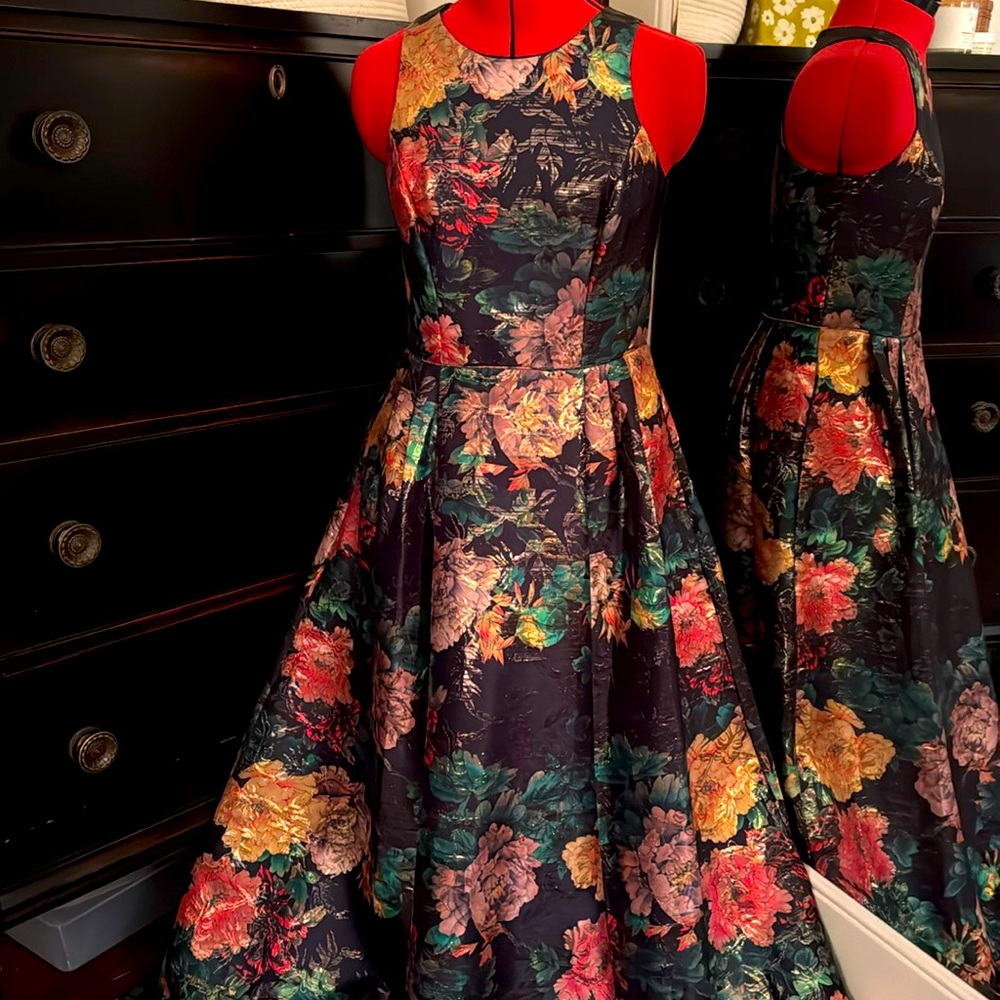 Johnny Was silk gown.